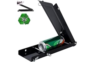 Foot Can Crusher for Recycling, Foot Operated Beer Can Crusher for 12oz, 16oz, 24oz Soda, Heavy Duty Aluminum Pop Cans Crushe