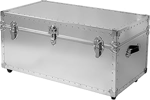 DormCo Smooth Steel Oversized Trunk - USA Made