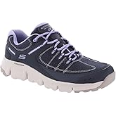 Skechers Women's Summits at Artists Bluff Hiking Shoe - Navy/Purple, Varies (Standard US Women's Sizing), 9.5
