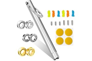 MAGICYOYO Complete Yoyo Bearing Pack - Golden Unresponsive + Size C Responsive + Removal Tool + 6 Strings + 6 Axles