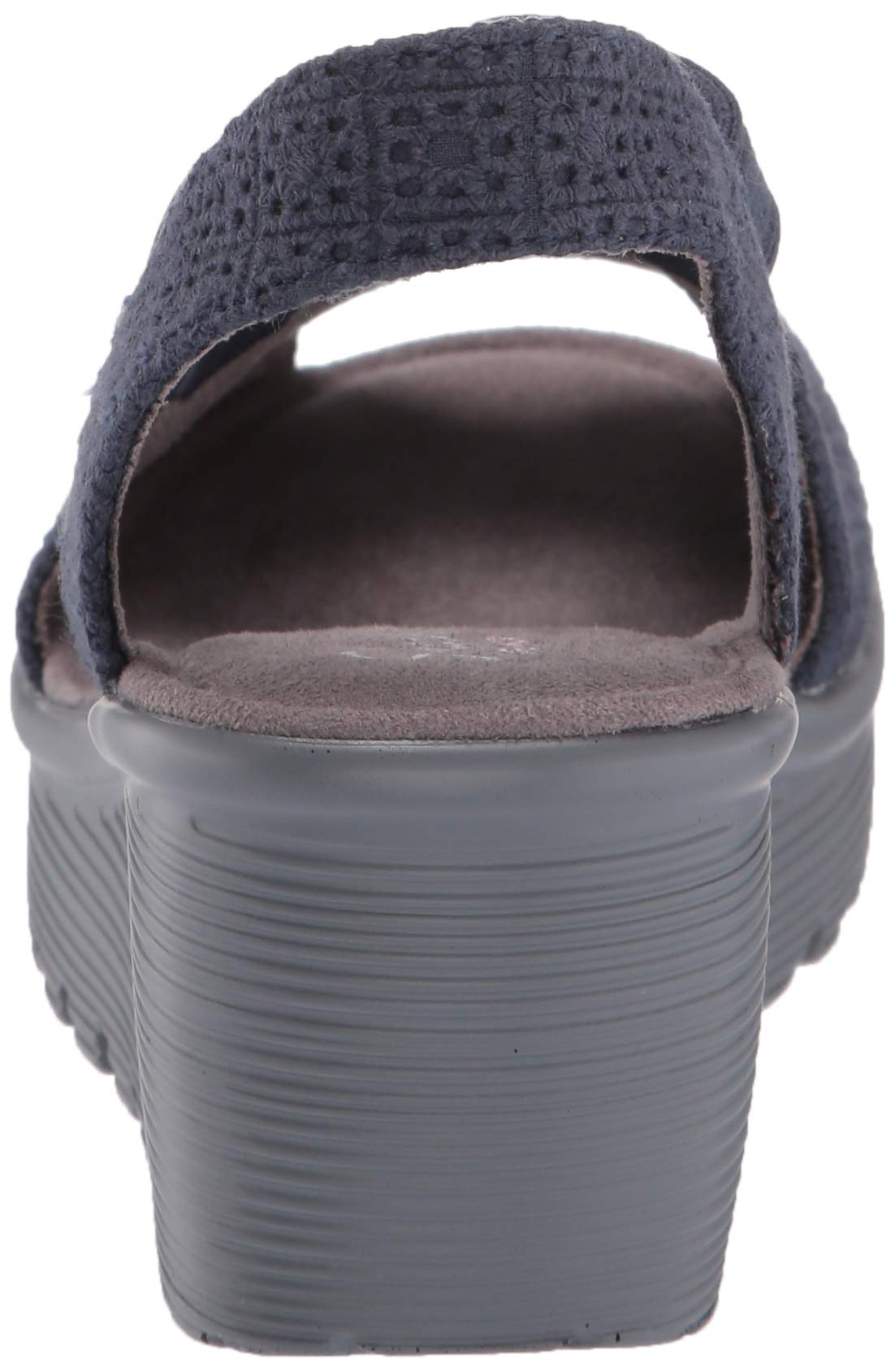 Skechers Women's Parallel-Peep Toe Gore Slingback Wedge Sandal - Image 3