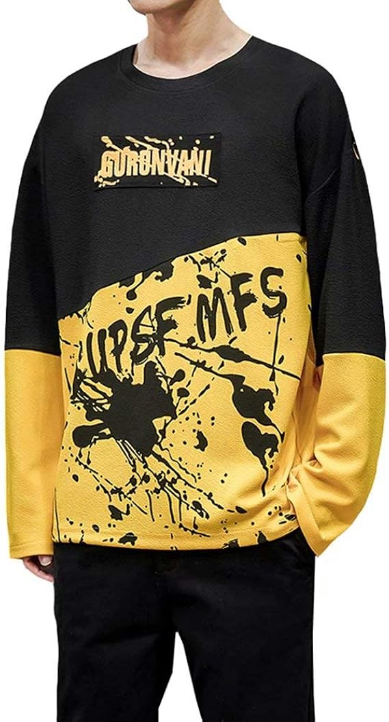 Amazon Trysimple 長袖tシャツ メンズ カットソー カジュアルtシャツ スウェット トレーナー パーカー インナーシャツ 運動着 レイヤード 丸首 トレーナー パーカー 通販