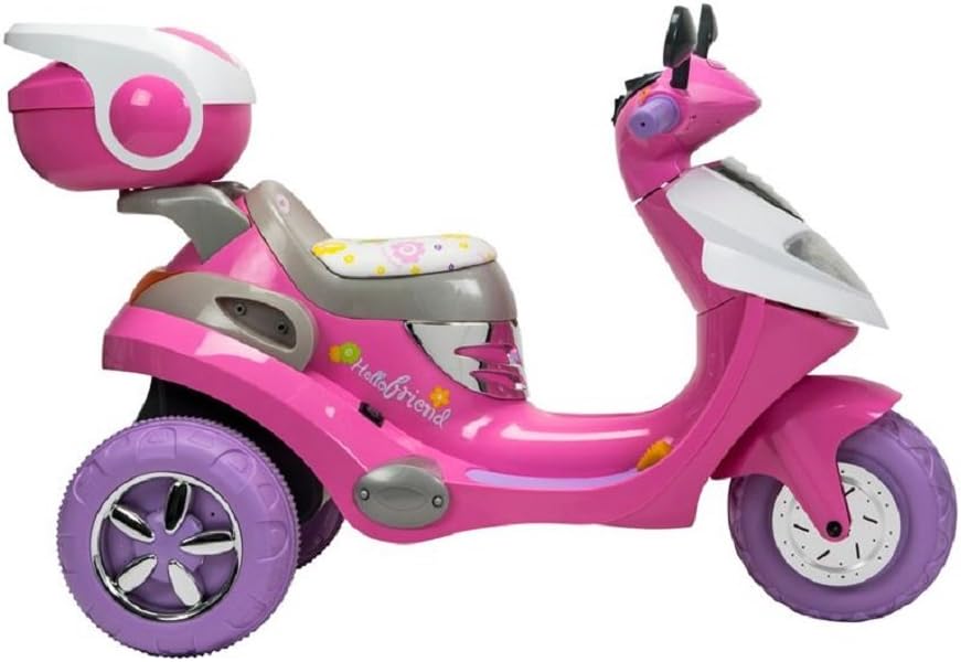 pink electric scooter 6v ride on