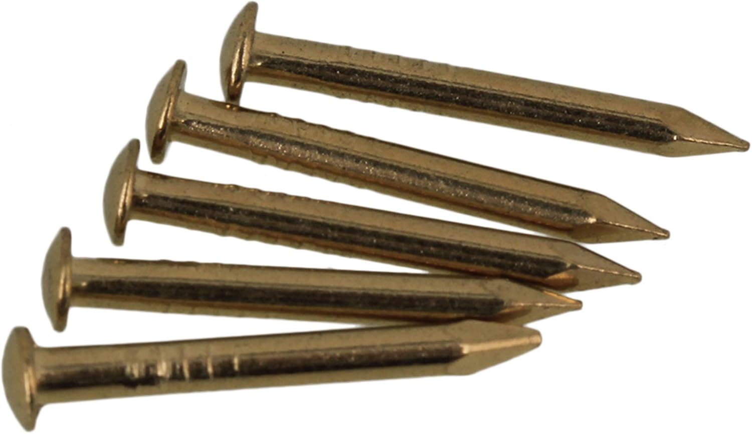 100pcs Brass Round Head Copper Clout Nails Rivets Small Wall Pins for Furniture Hinge Hardware Accessories (3mm x 15mm) - Image 5