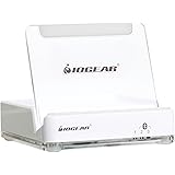 IOGEAR Bluetooth Desktop Dock for iPad, iPhone, Galaxy Tab, and Other Mobile Devices, White, GKMB01