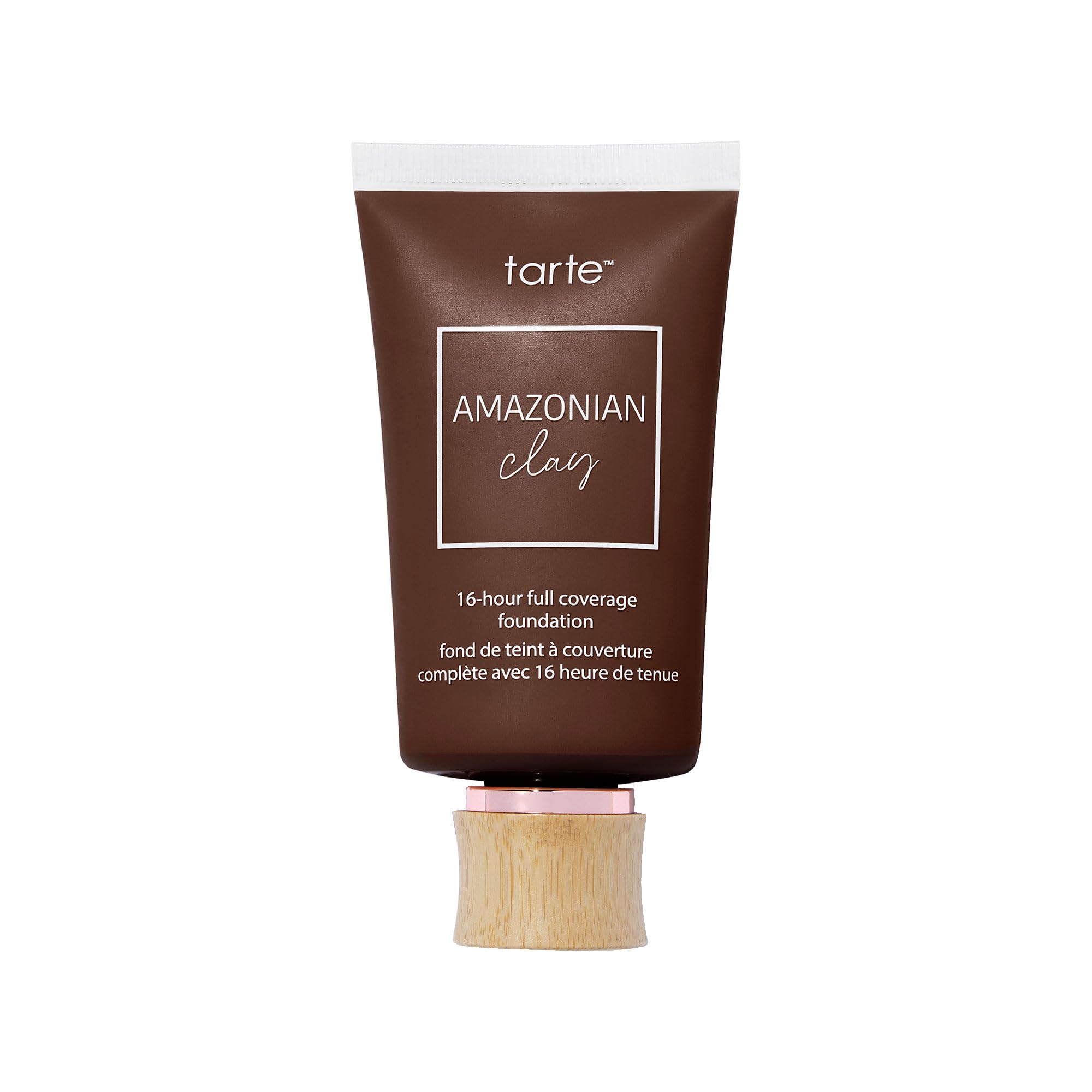 tarte Amazonian clay 16-hour Full Size coverage foundation – Matte Finish Foundation, Vitamin E for Hydration & Smooth Looking Skin, Vegan & Cruelty-Free, full size, espresso honey