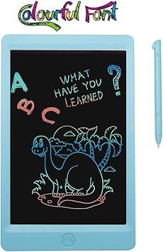 V.G Toys & Novelties Colourful Font 8.5 inch LCD Writing Tablets Doodle Board with Screen Lock Function, Drawing Pad for Kids/Adults (Colour May Vary)