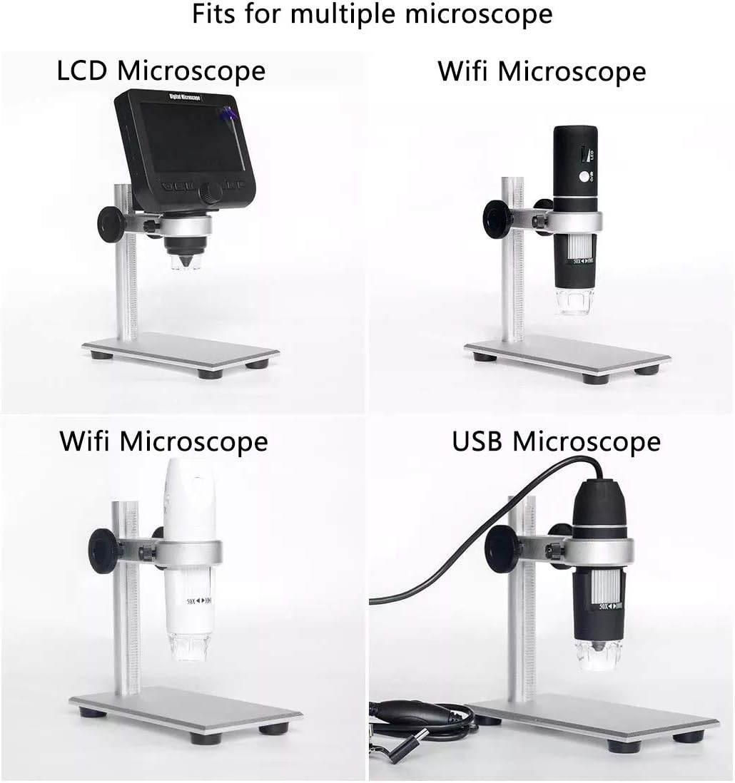 Aluminum Alloy Stand Holder for USB/Wi-Fi Digital Microscope - Image 5