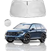 Windshield Sun Shade Car Sunshade Accessories Fit 2023-2026 Honda CRV | HOHUIGO Front Window Sun Visor Heat Shield Cover UV Protector for Honda CR-V SUV, LX EX EX-L Sport Hybrid, Touring