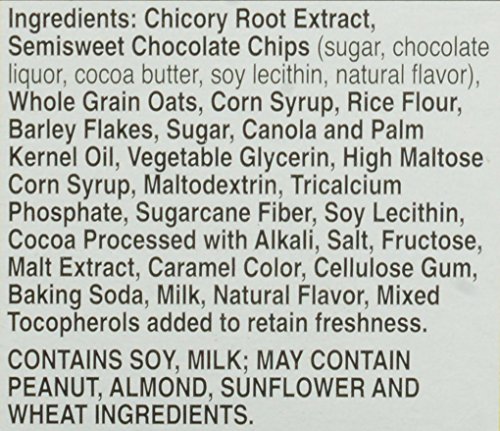 FIBER ONE SNACKS FIBER ONE OATS AND CHOCOLATE CHEWY BARS, 14.1 OUNCE WRAPPERS