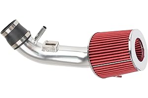 ZonCar Cold Air Intake System High Flow Inlet for Altima S 2.5L L4 Gas 2007 Red