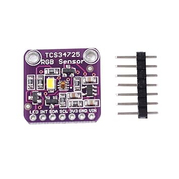 DollaTek Módulo de reconocimiento de Sensor de Color de luz TCS34725 RGB para Arduino: Amazon.es: Electrónica