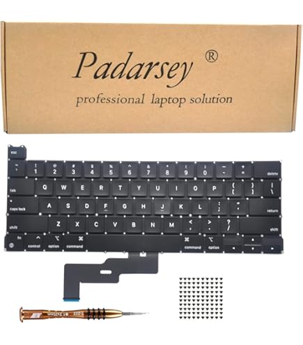 Amazon.com: Padarsey New Laptop Black US Keyboard fits for MacBook