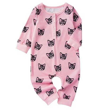 cat print jumpsuit
