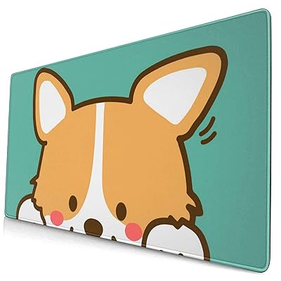 Buy Niyoung Men Mouse Pad Stitched Edge Mousepad Waterproof Cute Corgi Dog Turquoise Green Mousepad For Gaming Computer Laptop Pc Office Home Online In Turkey B08lkvwpbz