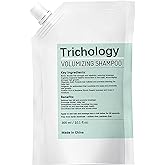 LUIMOLL Trichology Shampoo | Anti-Hair Fall & Less Shedding & Volumizing Shampoo | Biotin, Arginine & Oleanolic Acid Strengthens Roots Promotes Hair Growth Oil Control & Scalp Nourishment 300ML (1PC)