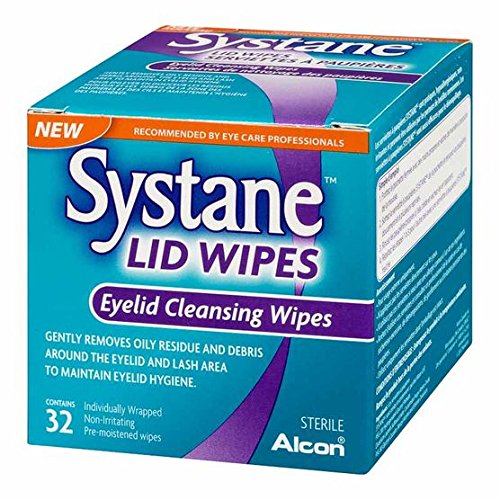 Systane Lid Wipes - Eyelid Cleansing Wipes - Sterile, Count of 32