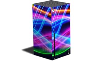 MIGHTY SKINS Skin Compatible with Xbox Series X - Light Waves | Protective, Durable, and Unique Vinyl Decal wrap Cover | Easy to Apply and Change Styles | Made in The USA (MIXBSERX-Light Waves)