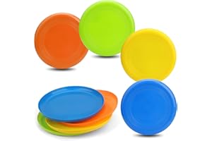 8" Flying Disc Sport Trainning Disc Toy, Beach Toy Outdoor Accessories for Backyard Lawn Park, Birthday Gift Set for Kids Boy