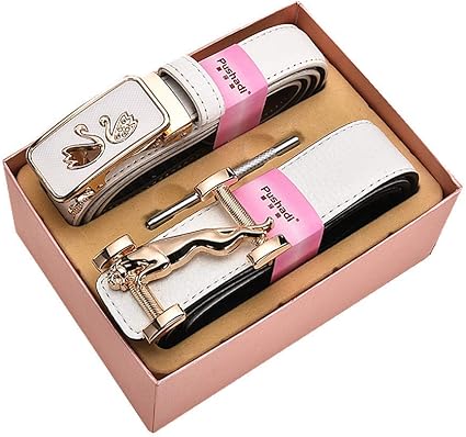 KISlink Cinturón con Hebilla automática para Mujer Caja de ...