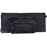 Heavy-Duty X-Large Military Tactical Wheeled Rolling Duffel Trolley Bag For Deployment Traveling Camping Sporting