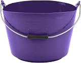 Red Gorilla 22L Flexible Tub Bucket Metal Handle Horse Feed Garden Builders view 1