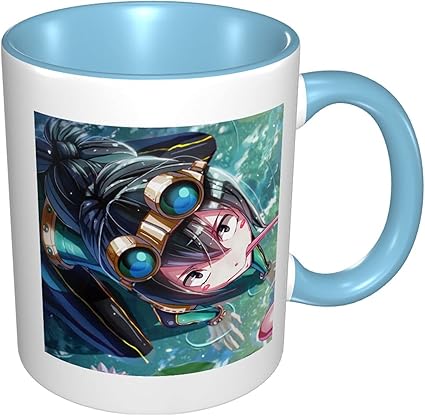 Amazon カップ コーヒーマグ おしゃれ セラミック ハンドル付き 僕のヒーローアカデミア あすい つゆ Zegailian ホーム キッチン
