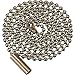Beaded Pull Chain Extension with Connector for Ceiling Light Fan Chain, 1 Meter Length (2 Packs, Bronze)