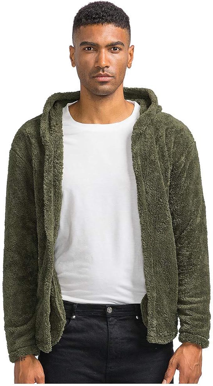 men's double sided fleece pullover