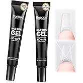 Beetles 2Pcs 20g Nail Glue Gel, No Wipe, Hands-Free Tipex Solid Nail Glue Gel, Super Strong for Acrylic Nails Extension Fake Nails, 3D Nail Art, Great for Home & Salon Use, U V Light Required