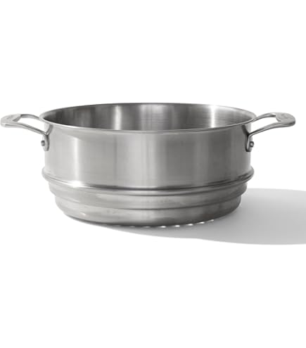 Panier Vapeur Alessi Convivio – Design David Chipperfield, Acier Inox 18/10 – Pour Cuisson Vapeur élégante