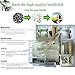 Huanlemai 4-Pack x 250g Natural Activated Moso-Bamboo Charcoal Air Purifying Bags, Fragrance Free, Odor Eliminator, Moisture Absorber Air Freshener Bag for Home, Kitchen, Closet, Car