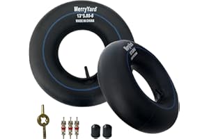MERRYYARD (2-Pack)13x5.00-6" Inner Tubes with TR-13 Straight Valve Stem - Replacement Lawn Mower Tire Tubes-for Razor Dirt Quad,Go Kart,ATV, Yard Tractors,Snow Blowers,Wagons,13 500-6,12X5.00-6,5.30-6,4.50-6