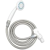 AquaSense 3-Setting Handheld Shower Head with Hose, Gray | 3-Setting Handheld Shower Head with Hose Offers Flexible, Adjustable Spray Options for Everyday Bathing