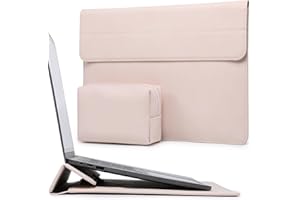 HYZUO 13.3-14 Inch Laptop Sleeve Case with Stand Feature for MacBook Pro 14 M5/M4/M3/M2/M1 2026-2021, MacBook Pro/Air 13.3, 1
