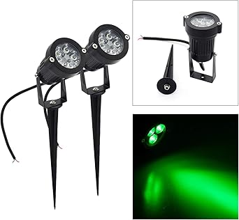 5W LED luces de jardín, verde al aire libre IP65 impermeable ...