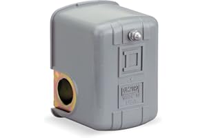 SCHNEIDER ELECTRIC Telemecanique Sensors 9013GSG2J20 Pressure Switch, 80 psi Sensor, NEMA 1 Enclosure, 1/4" NPSF, 20-40 psi Points