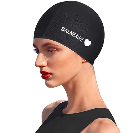 Swimming Balneaire Flowers Swim Cap Women Pearl Floral Swim Cap