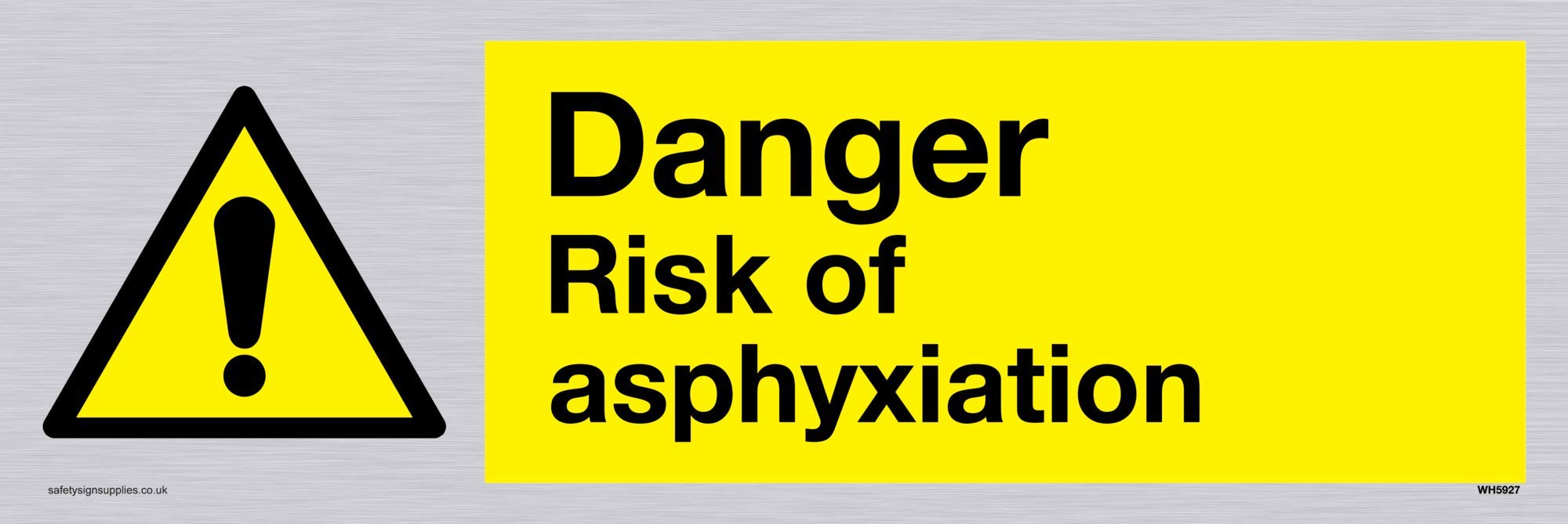 Danger risk of asphyxiation