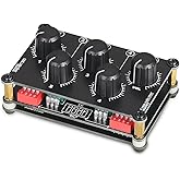 Little Bear MC5 Mini Mezclador de audio estéreo portátil de 4 canales, consola de estudio en vivo pasiva, grabación de bajo r