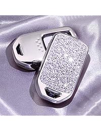 Royalfox(TM) 2 3 4 5 botones 3D Bling Smart entrada sin llave mando a distancia Llavero funda para Honda Jade HR-V CR-V Accord Crider Vezel Civic Greiz Spirior Elysion Fit City Crosstour llavero