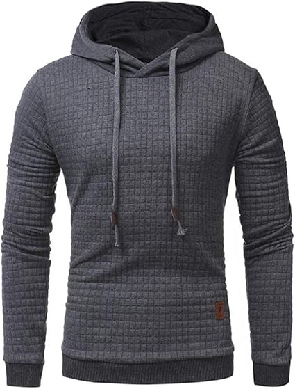 Amazon Bestmood パーカー メンズ 長袖 スリム Tシャツ 薄手 シンプル プルオーバー 細身 カジュアル ロンｔ スポーツ風 おしゃれ フードパーカー グレー 秋 トレーナー パーカー 通販