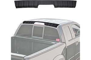 Titibett Truck Roof Spoiler Compatible with 2009-2014 Ford F150 Rear Roof Protector Wing Fits for F150 Accessories Roof Mat Third Brake Light