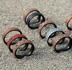 Knot Theory Warrior of Serenity Silicone Ring in