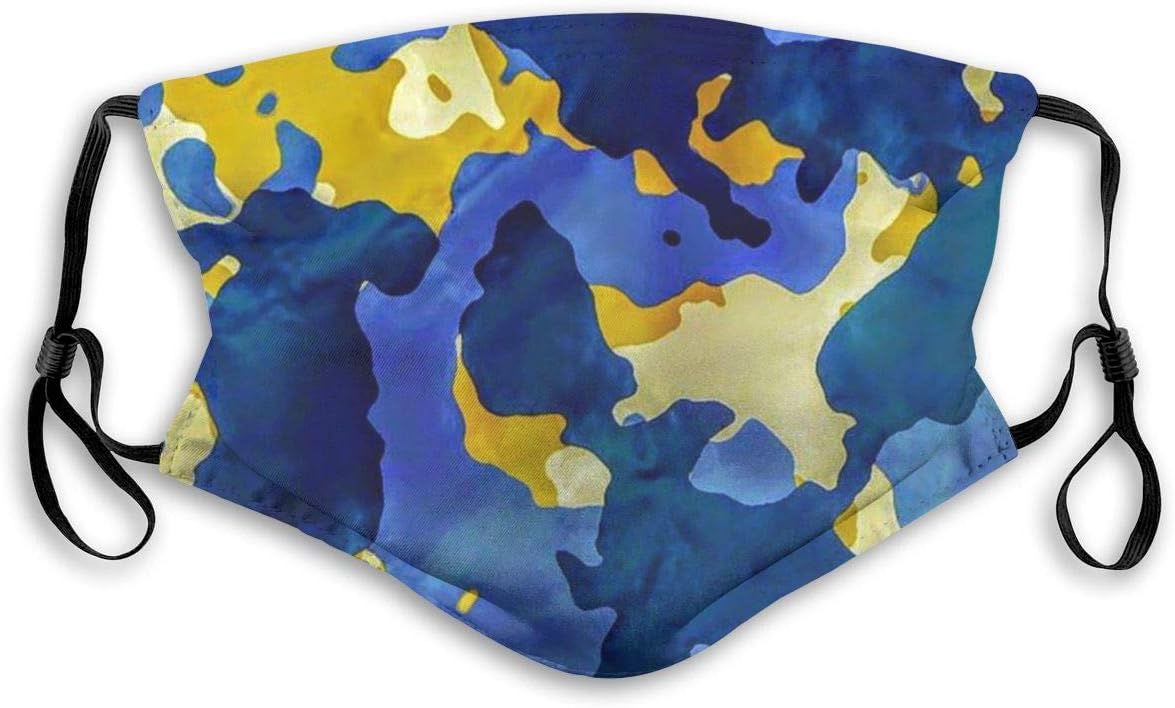 Ba-P-ee Camoflague Costume Universal Face Dust Masks with Activated Carbon Filter¨CWashable,Reusable Cloth Masks¨CProtection from Dust,Other Airborne Irritants.