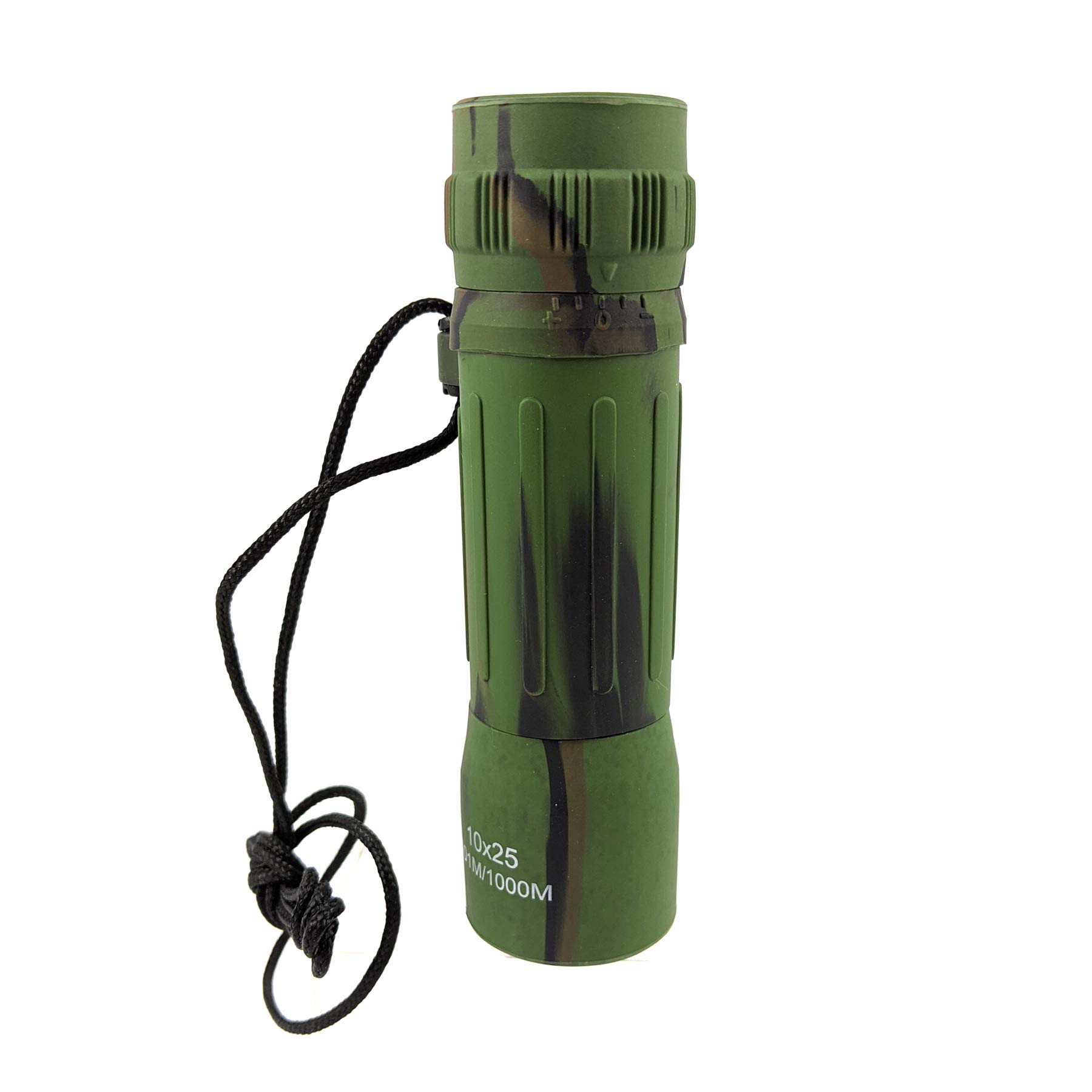 High Power – Pocket Size – Good Quality – Anti UV Coating - Visionary 10x25 DX-m Camouflage Monocular Supplied with Case and Strap. 10 Year Manufacturer Guarantee.