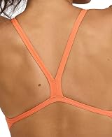 ARENA Team MaxLife Women's One Piece Solid Color Swimwear Front Lined view 5