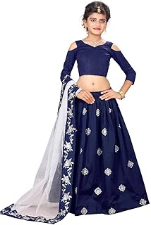 Femisha Creation Girl's Embroidery lehenga choli latest design party wear 10 to 15 year