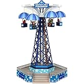 Lemax Carnival-Sights &amp; Sounds: Snowflake Paradrop-(34634-UK), Multi-Colour