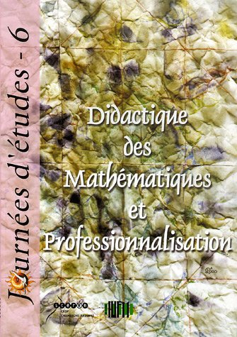 Didactique des mathématiques et professionnalisation